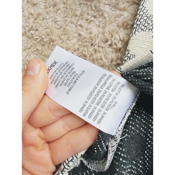 NWT Anthropologie Eri + Ali Polka Dot Textured Cream Black Blouse XS Twee Artsy - Picture 8 of 10